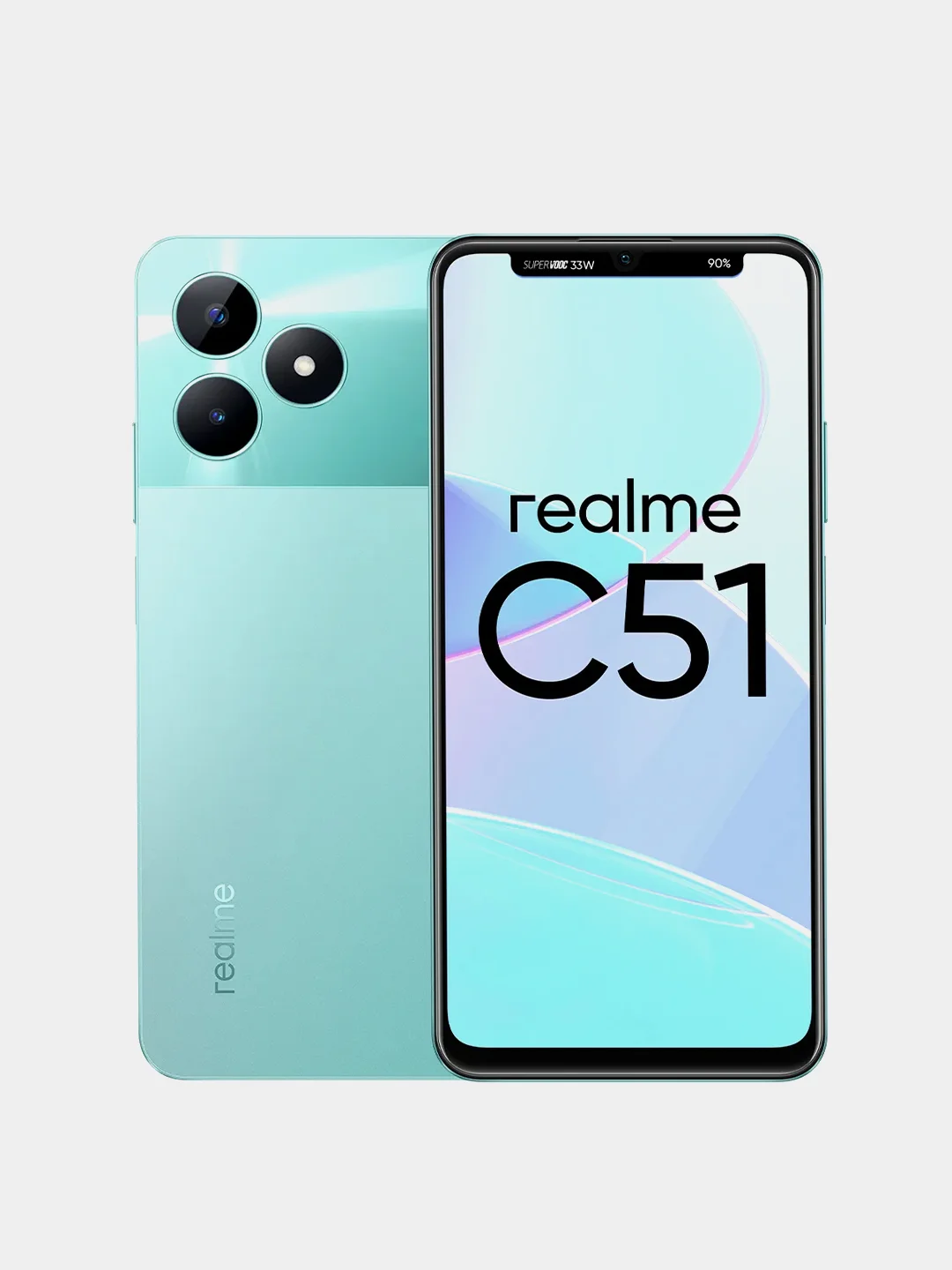 Зеленый смартфон Realme C51 4/128 Gb