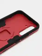 Красный чехол противоударный, с кольцом, на Samsung Galaxy A54 (Самсунг Галакси А54)