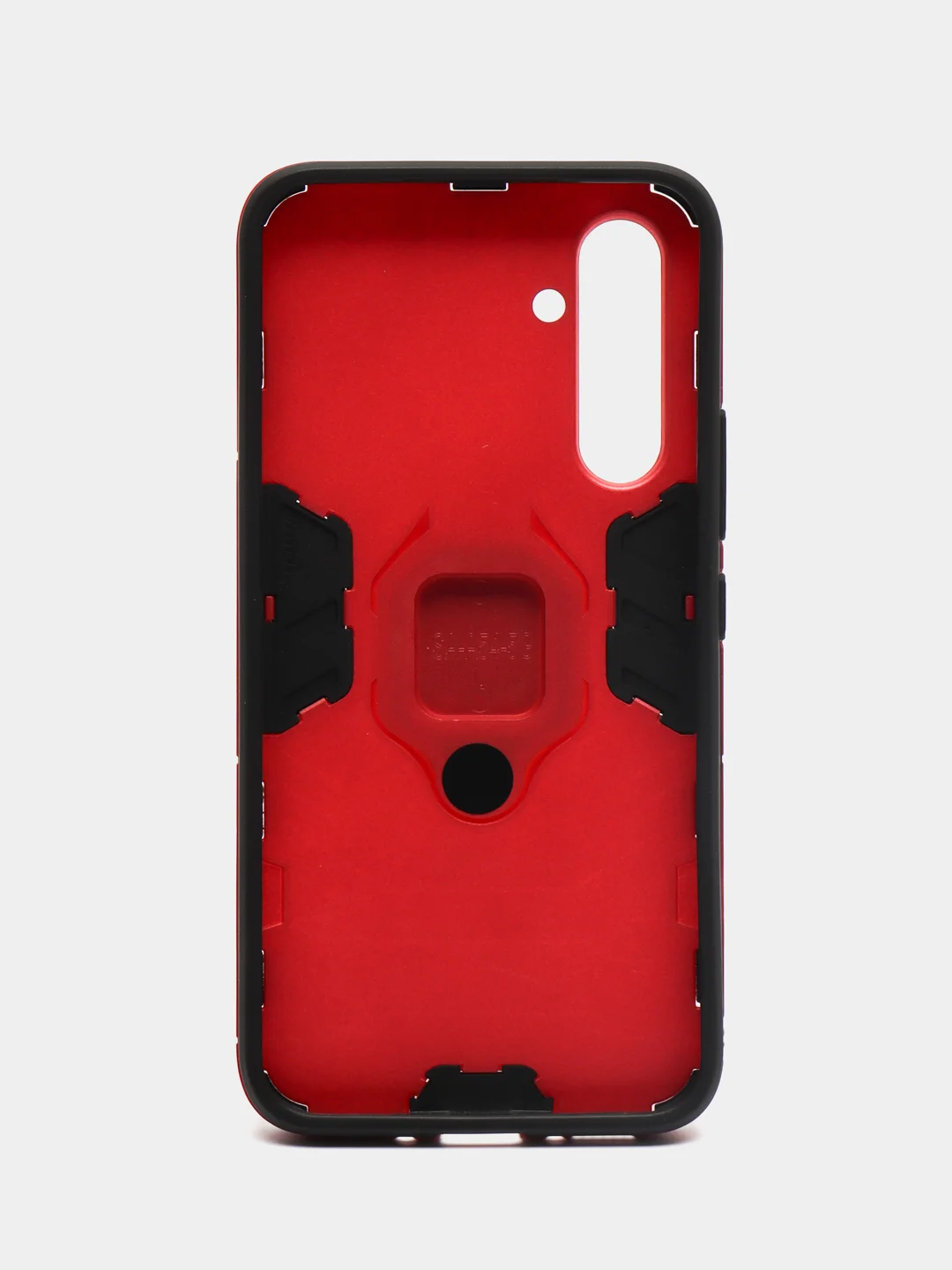 Красный чехол противоударный, с кольцом, на Samsung Galaxy A54 (Самсунг Галакси А54)