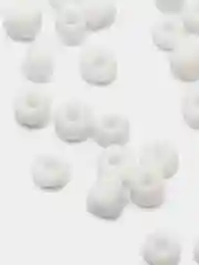 Белый бисер крупный 6мм (разные цвета)