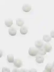Белый бисер крупный 6мм (разные цвета)