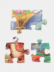 Белый мини-пазлы "Любимые сказки", 54 элемента