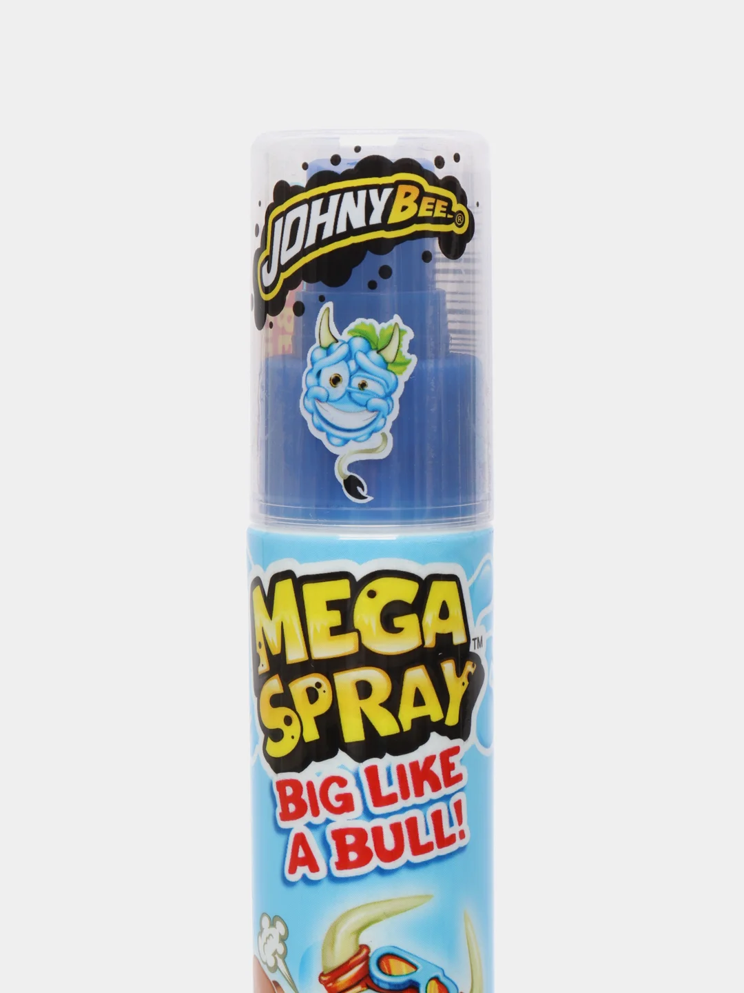 Жидкая конфета MEGA Spray Johny Bee со вкусом синей малины, 105 мл