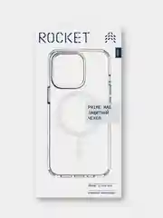 Чехол для iPhone 15 Pro Max Rocket Prime MagSafe совместимый, TPU+PC прозрачный