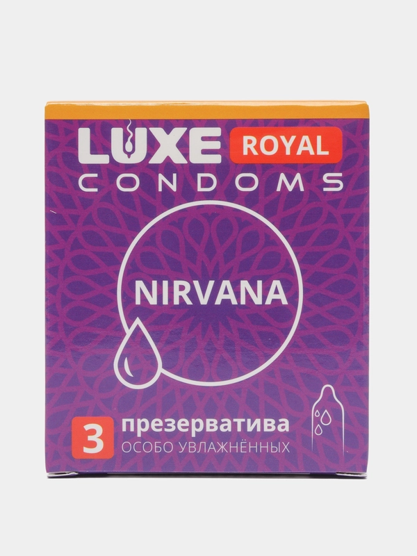 Презервативы Luxe Royal NIRVANA особо увлажненные, 3 шт