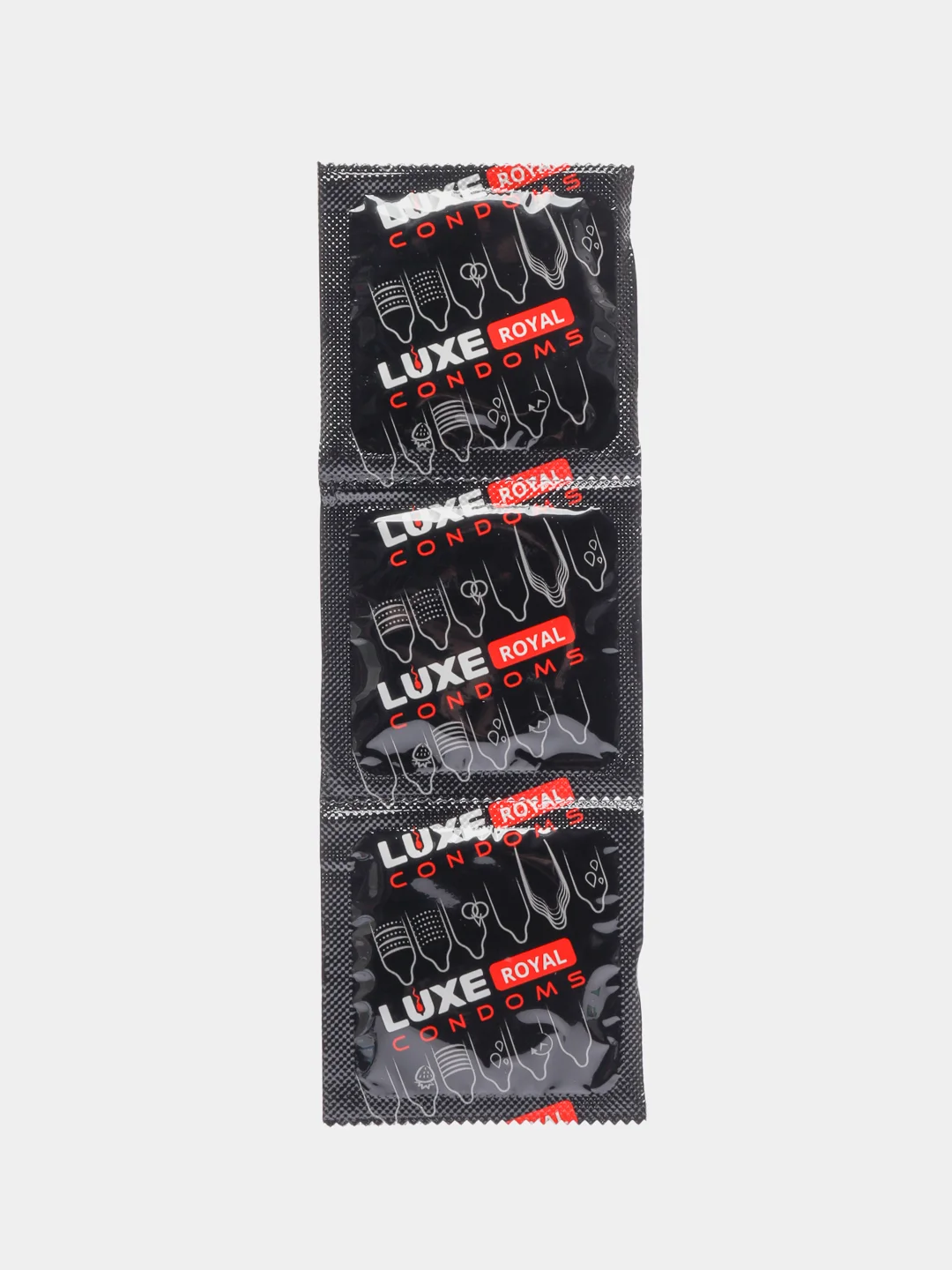 Презервативы Luxe Royal Sex Machine с рифленой поверхностью, 3 шт