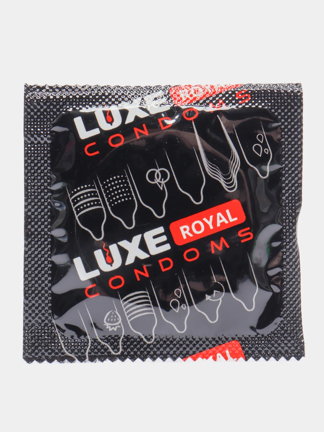 Презервативы Luxe Royal Sex Machine с рифленой поверхностью, 3 шт