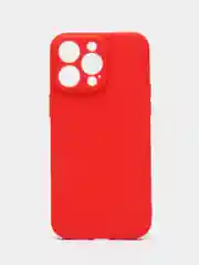 Красный силиконовый чехол для Apple iPhone 15 Pro Max (Айфон 15 Про Макс)
