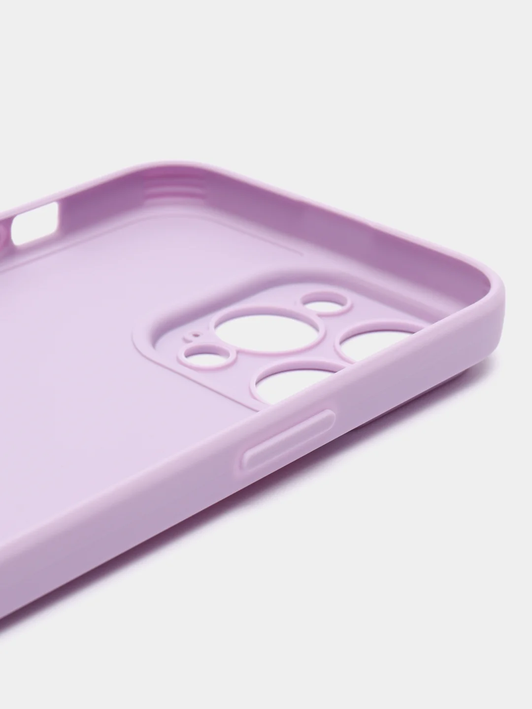 Лавандовый силиконовый чехол для Apple iPhone 15 Pro Max (Айфон 15 Про Макс)