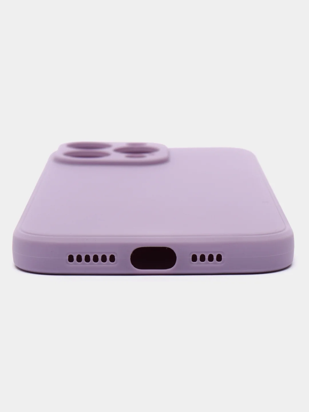 Лавандовый силиконовый чехол для Apple iPhone 15 Pro Max (Айфон 15 Про Макс)