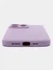 Лавандовый силиконовый чехол для Apple iPhone 15 Pro Max (Айфон 15 Про Макс)