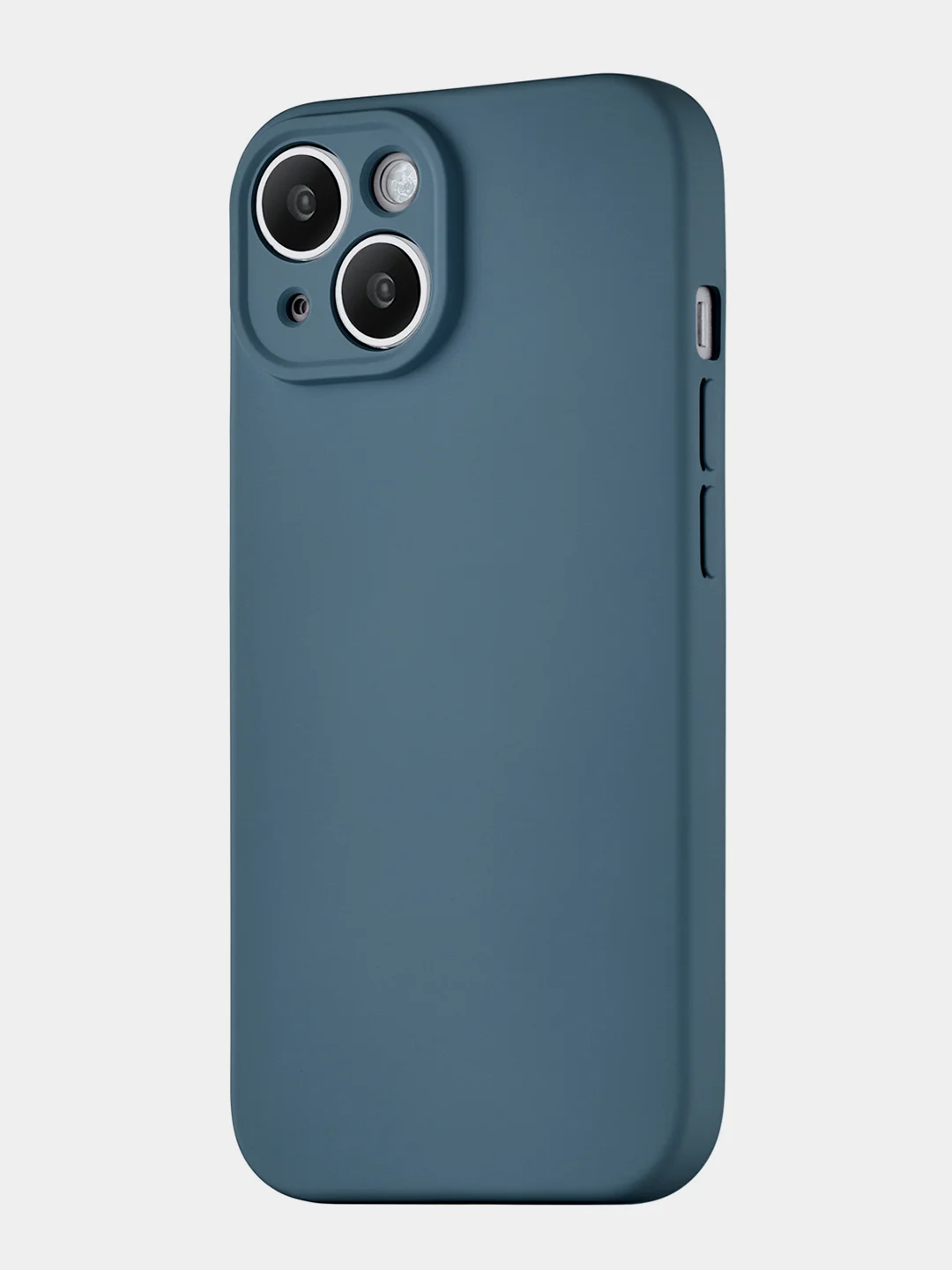 Темно-синий чехол для iPhone 15 Rocket Sense, soft-touch, TPU