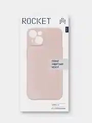 Лавандовый чехол для iPhone 15 Rocket Sense, soft-touch, TPU