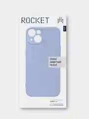Лавандовый чехол для iPhone 15 Rocket Sense, soft-touch, TPU