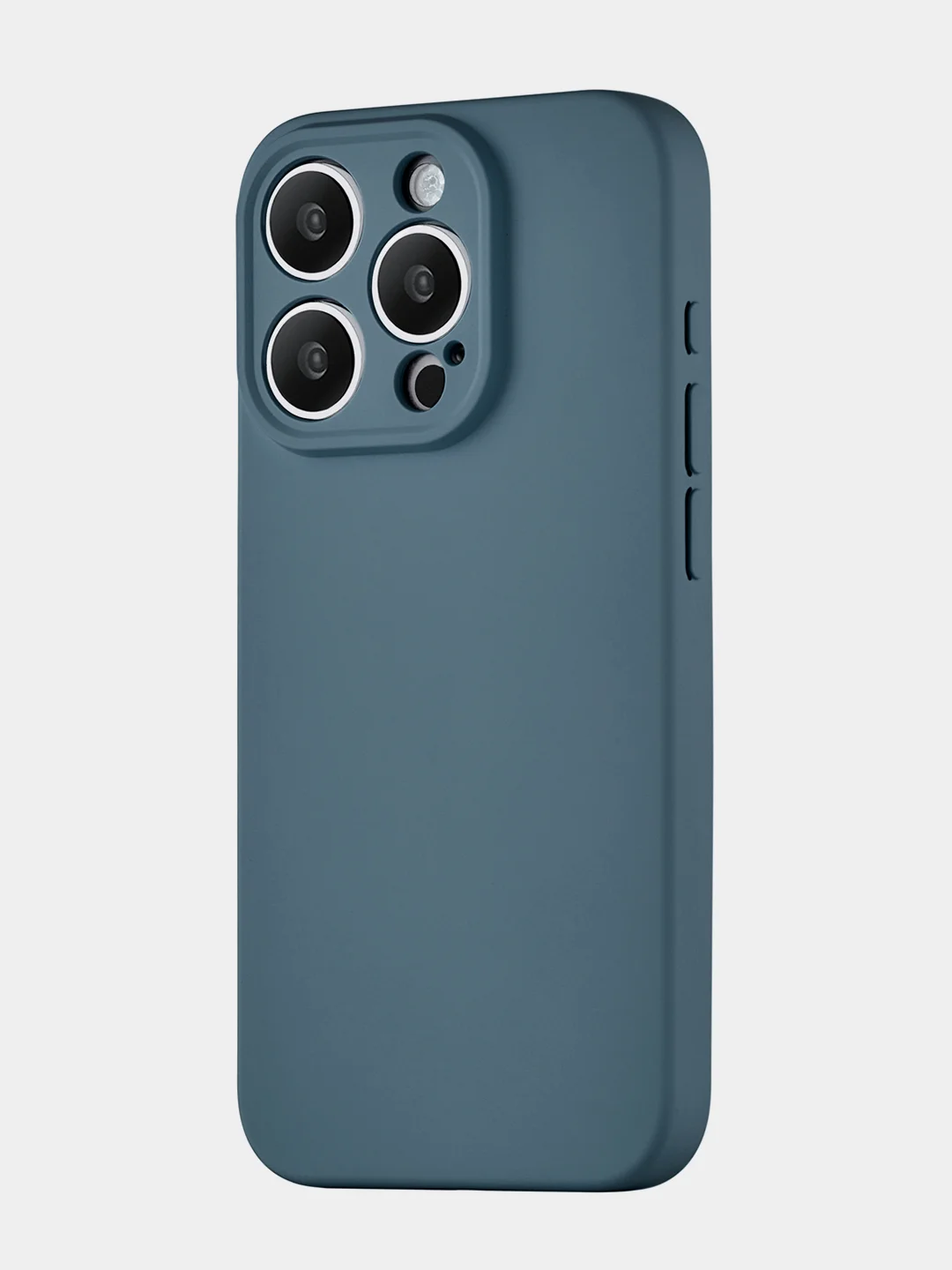 Темно-синий чехол для iPhone 15 Pro Rocket Sense, soft-touch, TPU