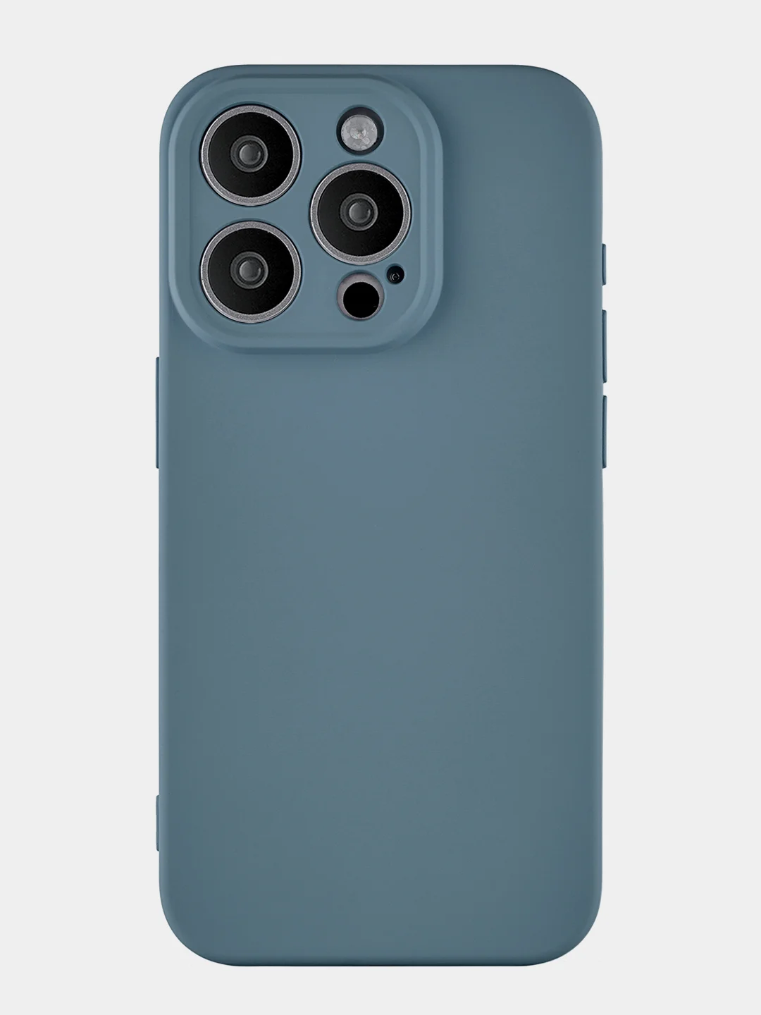 Темно-синий чехол для iPhone 15 Pro Rocket Sense, soft-touch, TPU