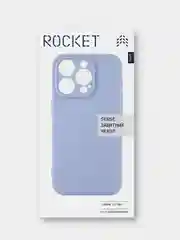 Лавандовый чехол для iPhone 15 Pro Rocket Sense, soft-touch, TPU