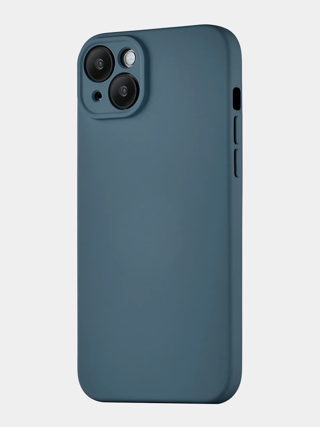 Темно-синий чехол для iPhone 15 Plus Rocket Sense, soft-touch, TPU