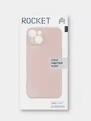 Розовый чехол для iPhone 15 Plus Rocket Sense, soft-touch, TPU