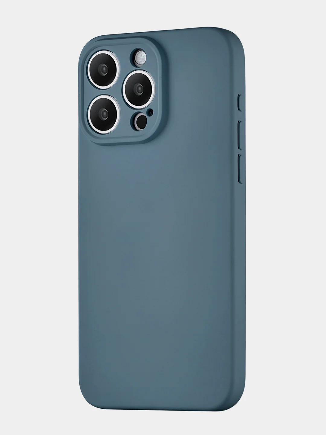Темно-синий чехол для iPhone 15 Pro Max Rocket Sense, soft-touch, TPU