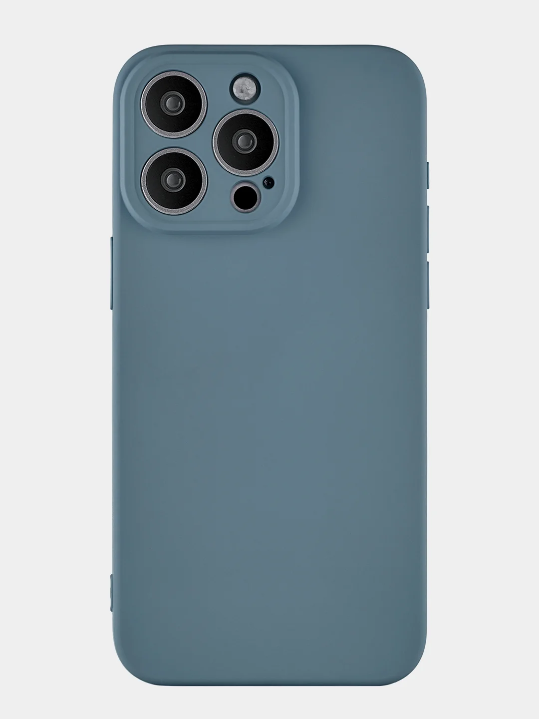 Темно-синий чехол для iPhone 15 Pro Max Rocket Sense, soft-touch, TPU