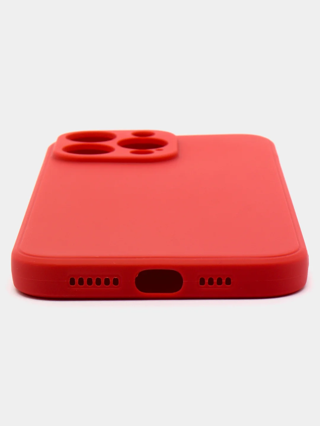 Коралловый силиконовый чехол для Apple iPhone 15 Pro Max (Айфон 15 Про Макс)