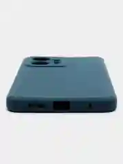Синий чехол для Redmi Note 12 4G (Редми Нот 12 4Г), силиконовый, матовый