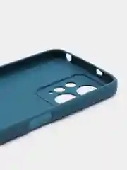 Синий чехол для Redmi Note 12 4G (Редми Нот 12 4Г), силиконовый, матовый