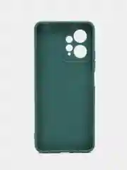 Тёмно-зелёный чехол для Redmi Note 12 4G (Редми Нот 12 4Г), силиконовый, матовый