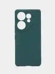 Тёмно-зелёный силиконовый чехол для Tecno Camon 20 Premier 5G (Техно камон 20 премьер)