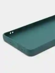 Тёмно-зелёный силиконовый чехол для Tecno Camon 20 Premier 5G (Техно камон 20 премьер)
