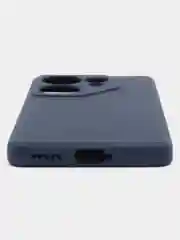 Темно-синий силиконовый чехол для Tecno Camon 20 Premier 5G (Техно камон 20 премьер)