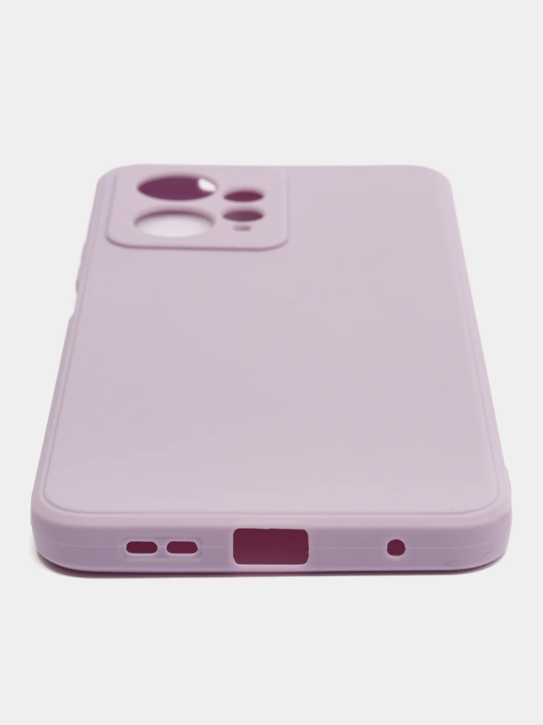 Лавандовый чехол для Redmi Note 12 4G (Редми Нот 12 4Г), силиконовый, матовый