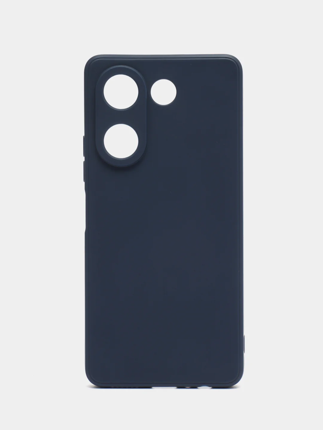 Темно-синий силиконовый чехол для Tecno Camon 20 / Camon 20 Pro 4G (Техно Камон 20 Про), прозрачный