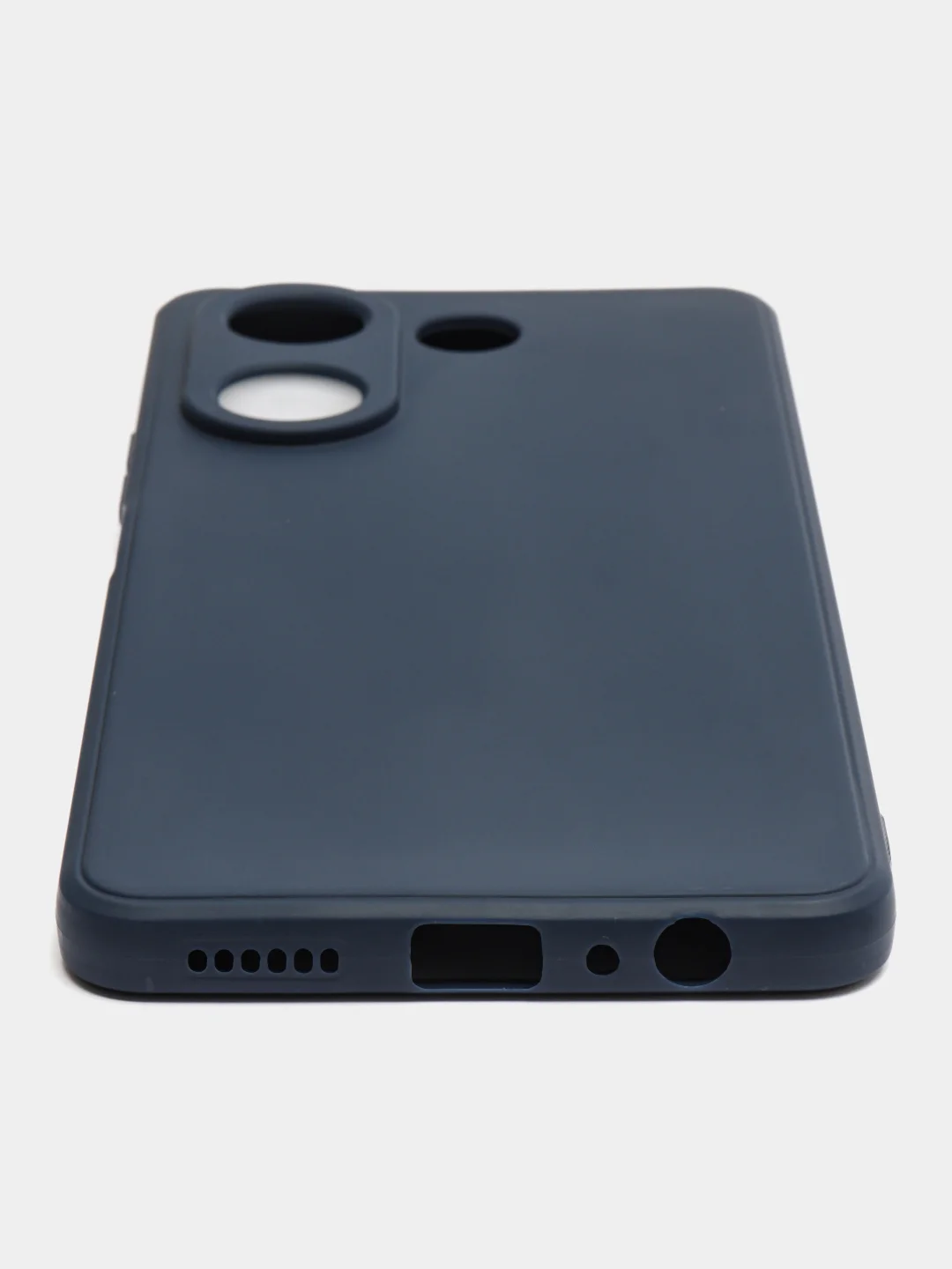 Темно-синий силиконовый чехол для Tecno Camon 20 / Camon 20 Pro 4G (Техно Камон 20 Про), прозрачный