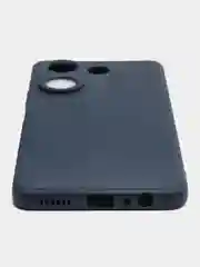 Темно-синий силиконовый чехол для Tecno Camon 20 / Camon 20 Pro 4G (Техно Камон 20 Про), прозрачный