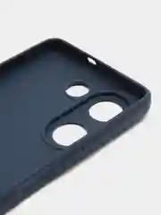 Темно-синий силиконовый чехол для Tecno Camon 20 / Camon 20 Pro 4G (Техно Камон 20 Про), прозрачный