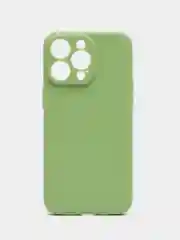 Зеленый силиконовый чехол для Apple iPhone 15 Pro Max (Айфон 15 Про Макс)
