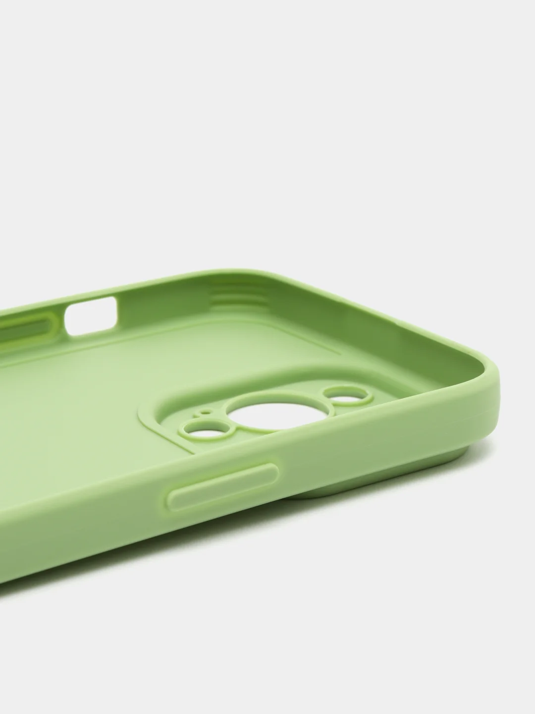 Зеленый силиконовый чехол для Apple iPhone 15 Pro Max (Айфон 15 Про Макс)