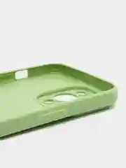 Зеленый силиконовый чехол для Apple iPhone 15 Pro Max (Айфон 15 Про Макс)