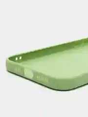 Зеленый силиконовый чехол для Apple iPhone 15 Pro Max (Айфон 15 Про Макс)