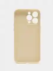 Молочный силиконовый чехол для Apple iPhone 15 Pro Max (Айфон 15 Про Макс)