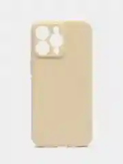 Молочный силиконовый чехол для Apple iPhone 15 Pro Max (Айфон 15 Про Макс)