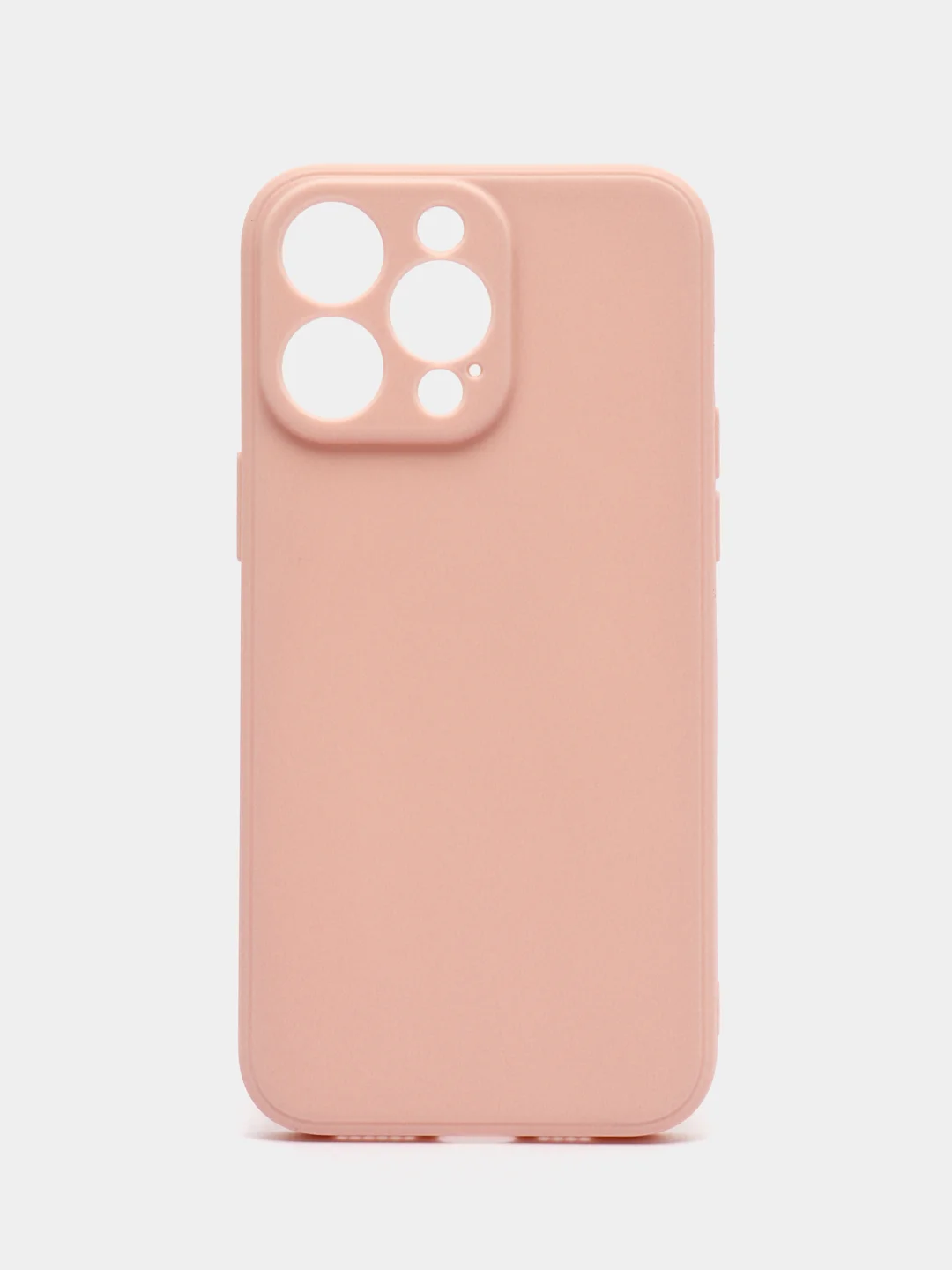 Пудровый силиконовый чехол для Apple iPhone 15 Pro Max (Айфон 15 Про Макс)