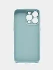 Светло-синий силиконовый чехол для Apple iPhone 15 Pro Max (Айфон 15 Про Макс)