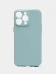 Светло-синий силиконовый чехол для Apple iPhone 15 Pro Max (Айфон 15 Про Макс)