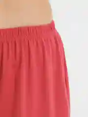 Коралловый пижама с шортами и топом на бретельках домашняя