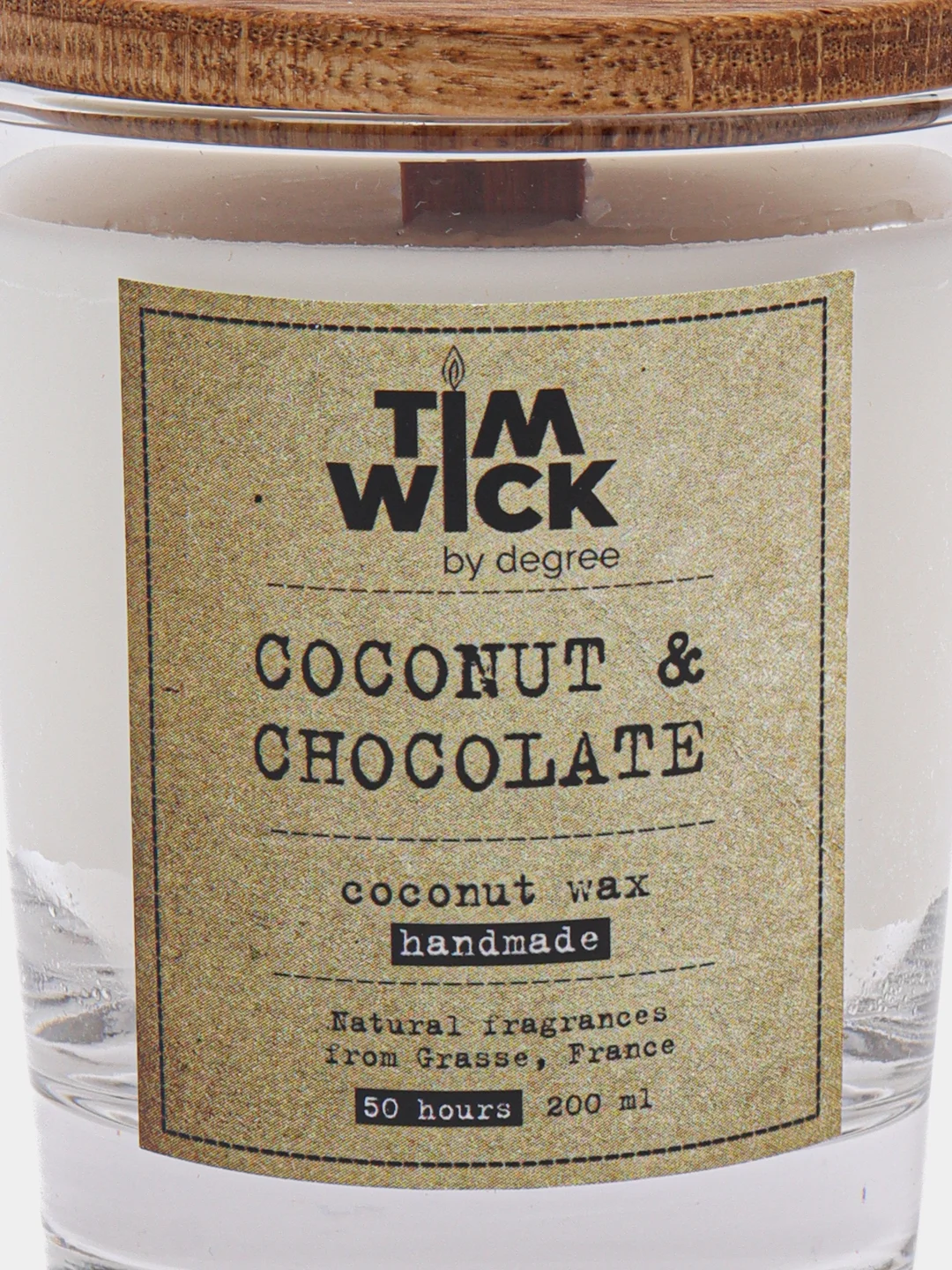 Свеча ароматическая Tim Wick LONG STORY аромат "Bounty/кокос и шоколад" 200мл