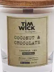 Свеча ароматическая Tim Wick LONG STORY аромат "Bounty/кокос и шоколад" 200мл