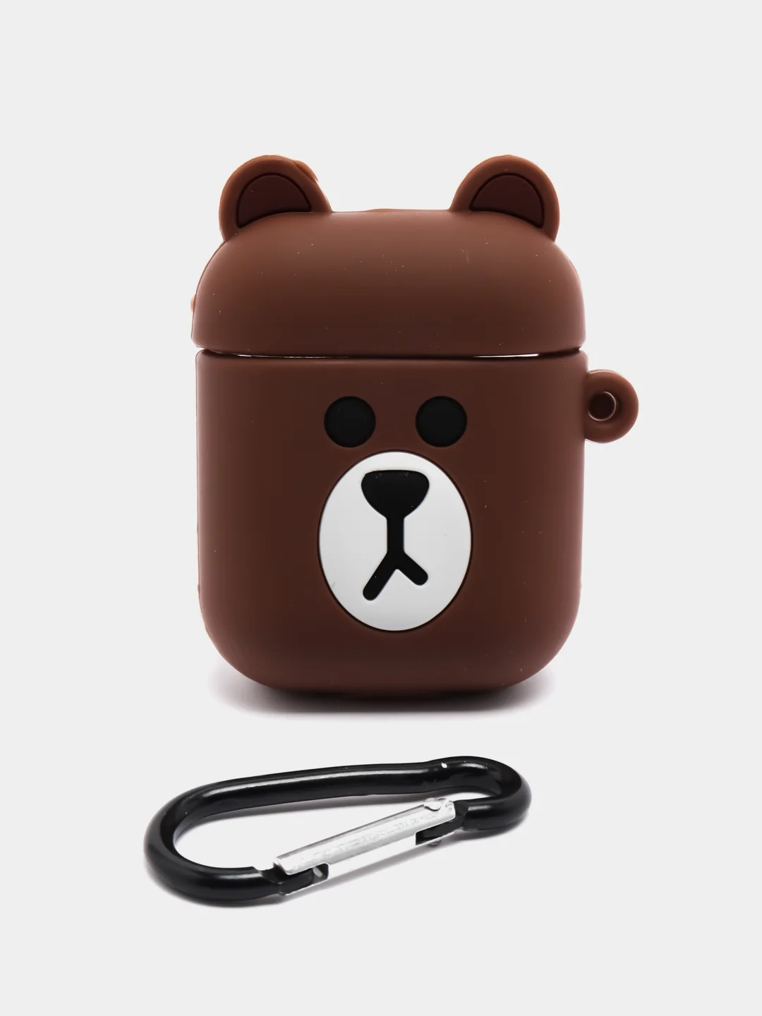 Коричневый чехол для беспроводных наушников Apple AirPods 1/2